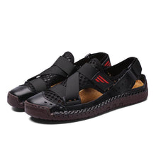 Cargar imagen en el visor de la galería, Libiyi Men&#39;s Casual Beach Breathable Plus Size Sandals - Libiyi
