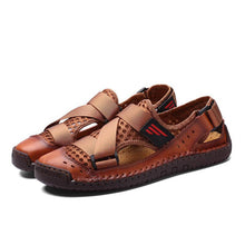 Cargar imagen en el visor de la galería, Libiyi Men&#39;s Casual Beach Breathable Plus Size Sandals - Libiyi