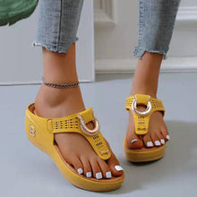 Charger l&#39;image dans la galerie, Libiyi Ladies Flip Flop Wedge slippers - Libiyi