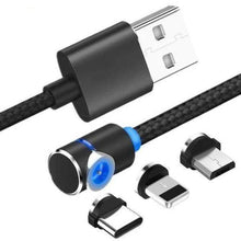Load image into Gallery viewer, 3 in 1 360° Magnetic Charging Cable for Huawei iPhone Samsung - Libiyi