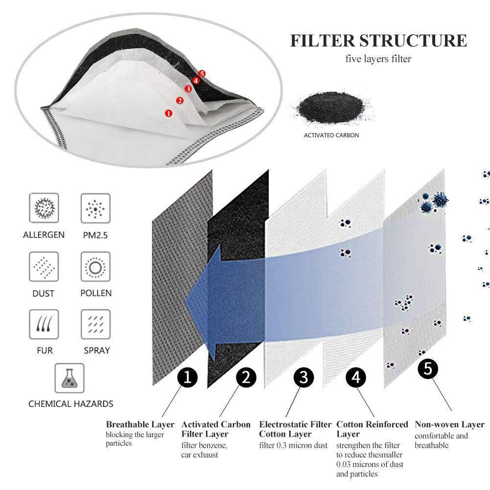 PM2.5 Filter Replacements(Apply to Protective Sports Masks) - Libiyi