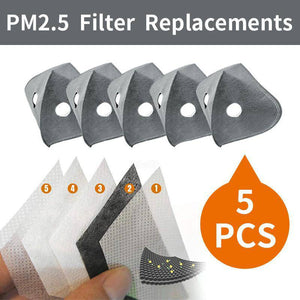 PM2.5 Filter Replacements(Apply to Protective Sports Masks) - Libiyi