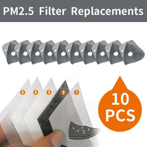 PM2.5 Filter Replacements(Apply to Protective Sports Masks) - Libiyi