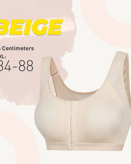 Front Closure Support Sport Bra - Libiyi