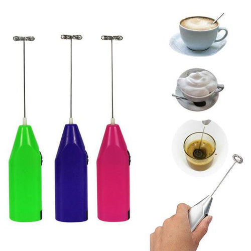 Electric Mini Mixer Frother Milk Whisk For Whipping Cooking Hand Hold Whisker Coffee Egg Ice Cream Multi-function - Libiyi