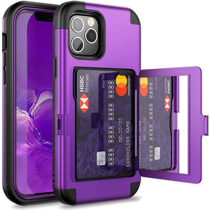 2-in-1 Heavy Duty Protection Case With Hidden Mirror For iPhone 12 Series - Libiyi