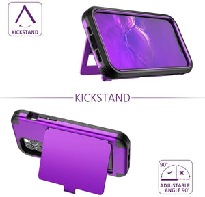 2-in-1 Heavy Duty Protection Case With Hidden Mirror For iPhone 12 Series - Libiyi