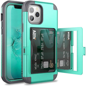 2-in-1 Heavy Duty Protection Case With Hidden Mirror For iPhone 12 Series - Libiyi