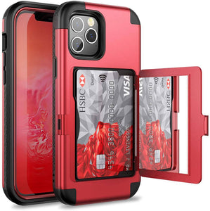 2-in-1 Heavy Duty Protection Case With Hidden Mirror For iPhone 12 Series - Libiyi