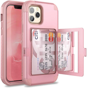 2-in-1 Heavy Duty Protection Case With Hidden Mirror For iPhone 12 Series - Libiyi