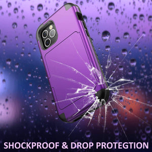 2-in-1 Heavy Duty Protection Case With Hidden Mirror For iPhone 12 Series - Libiyi