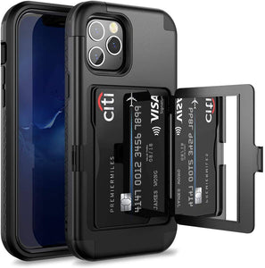 2-in-1 Heavy Duty Protection Case With Hidden Mirror For iPhone 12 Series - Libiyi